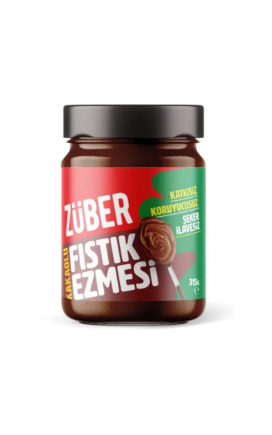 ZÜBER Kakaolu Fıstık Ezmesi 315g