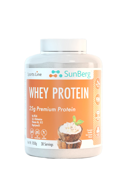 Sunberg Whey Protein Hindistan Cevizi Aromalı 30 porsiyon (25 g protein)