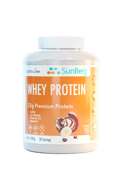 Sunberg Whey Protein Muz&amp;Çikolata Aromalı 30 porsiyon (25 g protein)